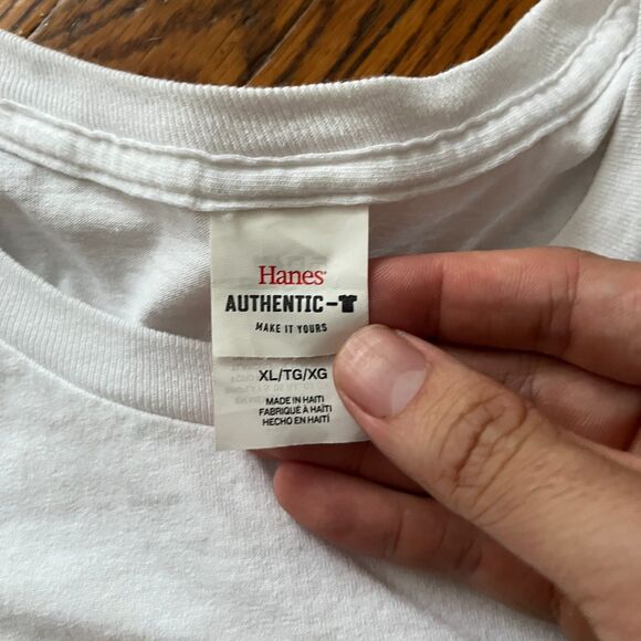 American Red Cross Tetris 40th Anniversary Hanes White T Shirt Mens Size XL - Picture 4 of 6